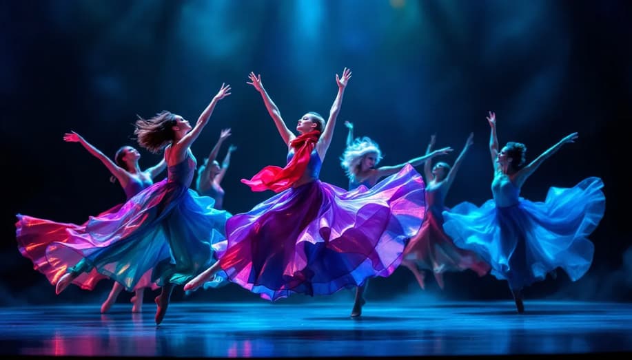 A group of deaf dancers performing ballet, showcasing their unique strengths in movement and expression.